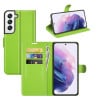 Чохол-книжка Litchi Texture Samsung Galaxy S22 Plus 5G - зелений
