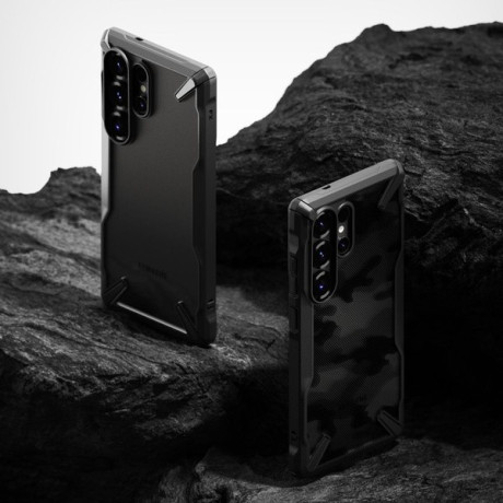 Оригінальний чохол Ringke Fusion X Design для Samsung Galaxy S25 Ultra - Black