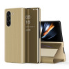 Чехол книжка Clear View для Samsung Galaxy Fold 5 5G - золотой