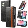 Чохол-книжка Dual-side Magnetic Buckle для Samsung Galaxy A35 - чорний