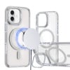 Чехол Dual-color MagSafe TPU Hybrid для iPhone 16 Plus - серый