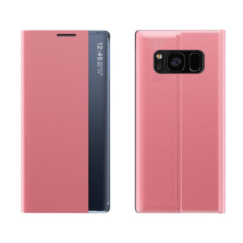 Чехол-книжка Clear View Standing Cover на Samsung Galaxy S8 - розовый