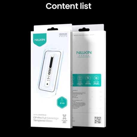 Защитное стекло Nillkin (CP+PRO) на iPhone Air - черное