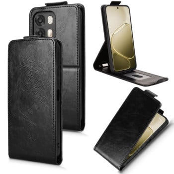 Чехол Magnetic Vertical Flip Leather на OPPO A6s 5G / A6 5G Global — чёрный
