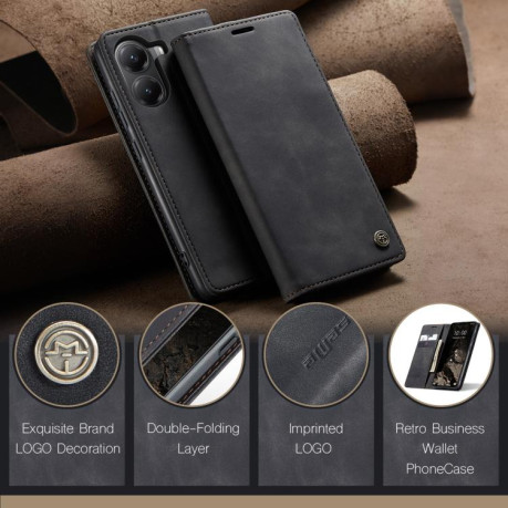 Чохол-книжка CaseMe-013 Multifunctional на Xiaomi Poco X7 Pro - чорний