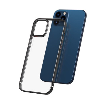 Силиконовый чехол Baseus Shining Case  для iPhone 12 Pro Max - черный