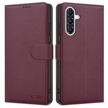 Чехол-книжка Tech-Protect Wallet для Samsung Galaxy A36 5G - Burgundy