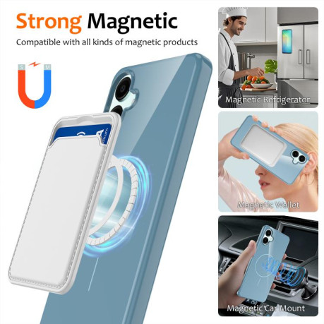 Протиударний чохол Glossy TPU Shockproof MagSafe для Samsung Galaxy А06 5G - синій