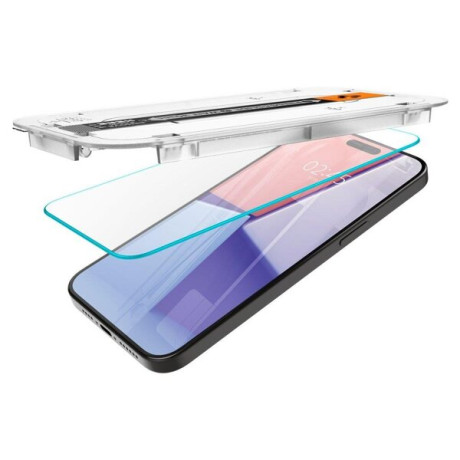Комплект защитного стекла Spigen Glas.Tr &quot;EZ Fit&quot; для iPhone 15 Pro Max Clear
