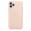 Силиконовый чехол Silicone Case Pink Sand на iPhone 11 Pro-премиальное качество