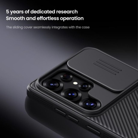 Протиударний чохол NILLKIN Black Mirror Series для Samsung Galaxy S25 Ultra 5G - синій
