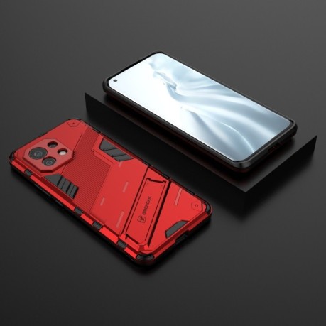 Протиударний чохол Punk Armor для Xiaomi Mi 11 - червоний