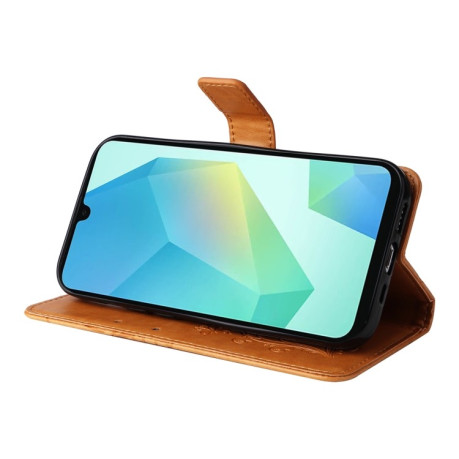 Чохол-книжка Embossed Butterfly  для Samsung Galaxy A26 5G - жовтий