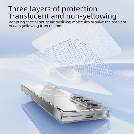 Чохол ABEEL MagSafe Magnetic Scratch-resistant на Samsung Galaxy Fold 7 - прозорий