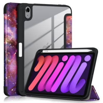 Чехол-книжка Acrylic Painted Pattern для iPad mini 7/ mini 6 - Milky Way