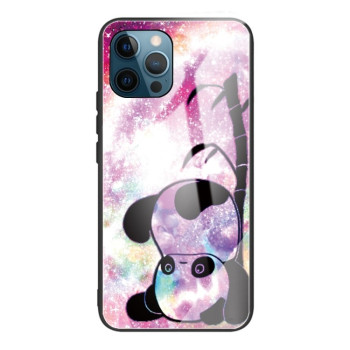 Стеклянный чехол Border для iPhone 13 Pro - Panda