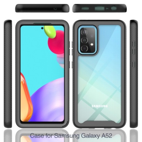 Противоударный чехол Starry Sky Series на Samsung Galaxy A52/A52s - черный