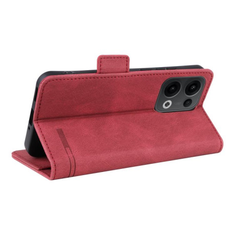 Чохол-книжка Magnetic Clasp Flip для OPPO Reno13 Pro - червоний
