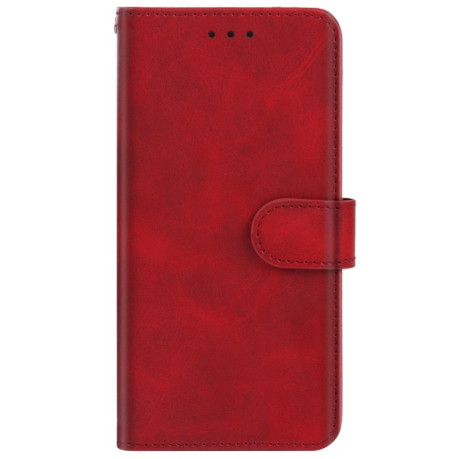 Чехол- книжка Leather Phone Case для OPPO Reno7 4G-красный