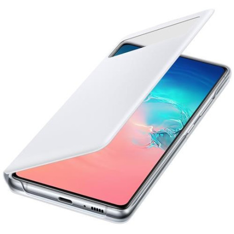 Оригінальний чохол Samsung S View Wallet Samsung Galaxy S10 Lite white (EF-EG770PWEGEU)