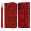 Чехол-книжка Life of Tree для Samsung Galaxy A25 5G - красный