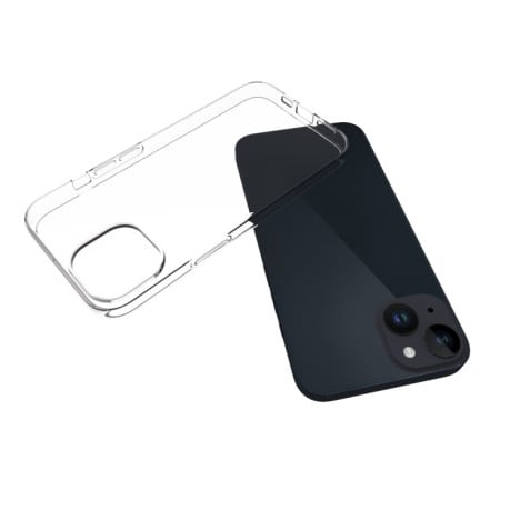 Противоударный чехол Waterproof Texture для iPhone 15 Plus - прозрачный
