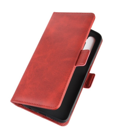 Чехол-книжка Dual-side Magnetic Buckle для Realme 6 - красный