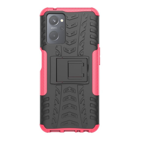 Протиударний чохол Tire Texture на Realme 9i/OPPO A76/A96 - рожевий
