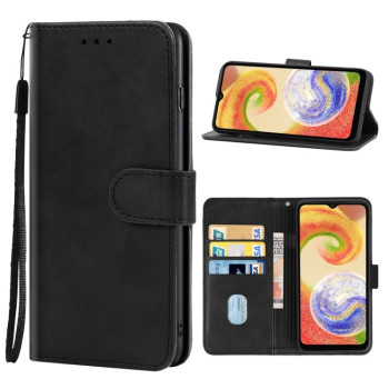 Чехол-книжка EsCase Leather для Samsung Galaxy A04  - черный