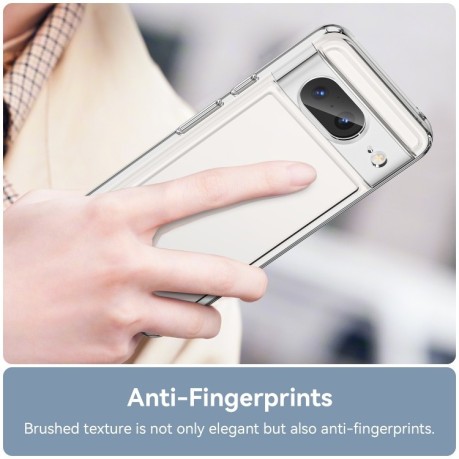 Протиударний чохол Colorful Acrylic Series для Google Pixel 8 - прозорий