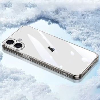 Чохол SULADA TPU Frame + Tempered Glass на iPhone 16 - чорний