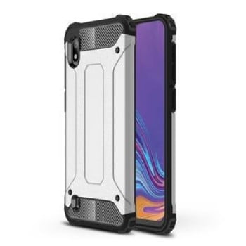 Протиударний чохол Rugged Armor на Samsung Galaxy A10-сріблястий