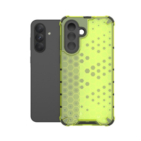Противоударный чехол Honeycomb на Samsung Galaxy A56 5G - зеленый