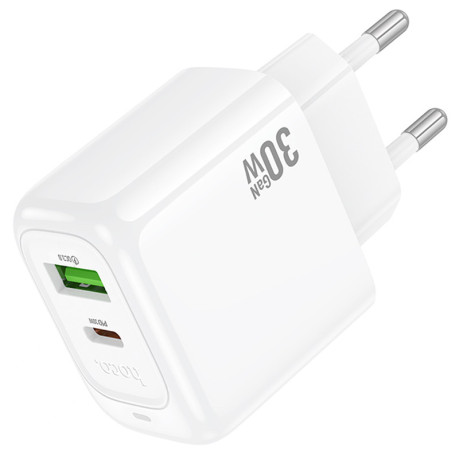 Быстрая зарядка Hoco CS55A Surplus PD30W+QC3.0 (1USB-A/1C) - белая