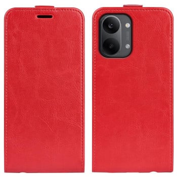 Фліп-чохол R64 Texture Single на Xiaomi Redmi Turbo 5 Max / Poco X8 Pro Max — червоний