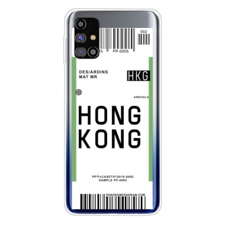 Протиударний чохол Boarding Pass Series Samsung Galaxy M51 - Hong Kong