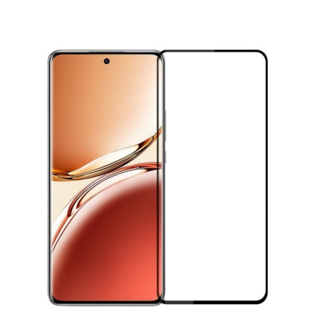 Защитное стекло PINWUYO 9H 3D Full Screen на OPPO Reno12 F / A3 - черное