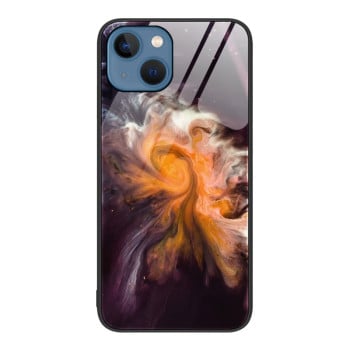 Противоударный стеклянный чехол Marble Pattern Glass на iPhone 14 - Typhoon