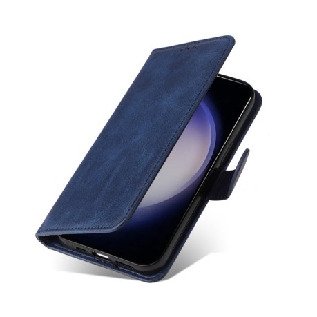 Чехол-книжка Stitching Calf Texture для Samsung Galaxy S25+ 5G - синий