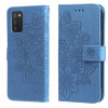 Чехол-книжка Totem Flower для Samsung Galaxy A03s - синий