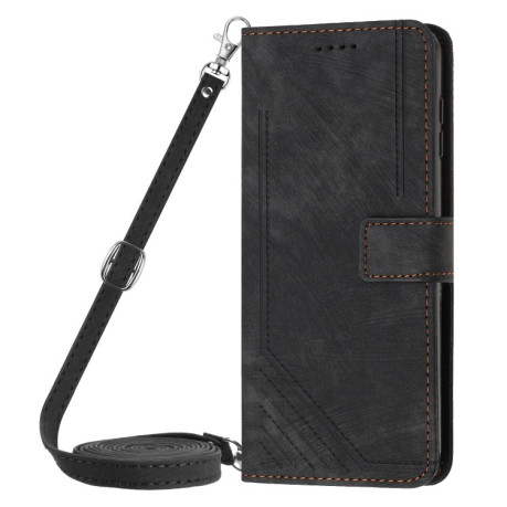 Чехол-книжка Skin Feel Stripe Pattern для Infinix Zero 30 4G - черный
