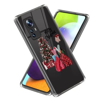 Протиударний чохол Christmas Patterned для Xiaomi 12 Pro - Christmas Tree and Girls