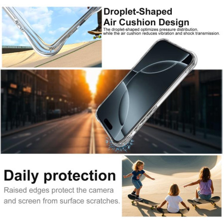 Чехол imak Shockproof Airbag для iPhone 17 Pro - прозрачный