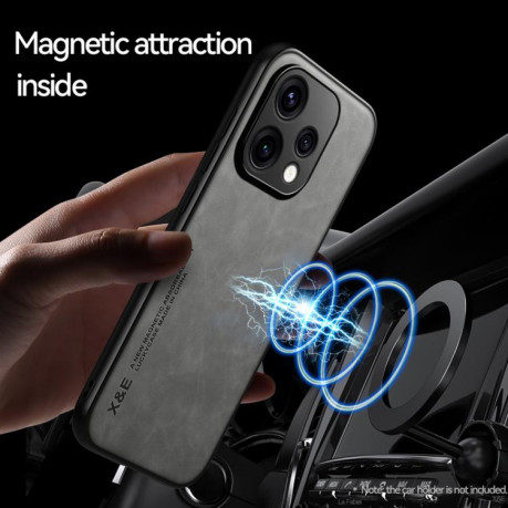 Протиударний чохол Skin Feel Magnetic для OPPO Reno15 F 5G — світло-сірий