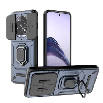 Противоударный чехол Sliding Camshield для Realme 13 Pro 5G Global - синий