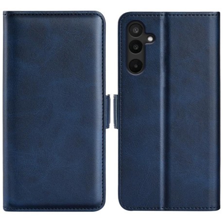 Чехол-книжка Dual-side Magnetic Buckle для на Samsung Galaxy M16 / F16 - синий