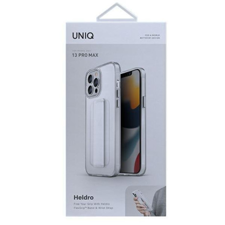 Оригинальный чехол UNIQ etui Heldro для iPhone 13 Pro Max - przezroczysty/clear