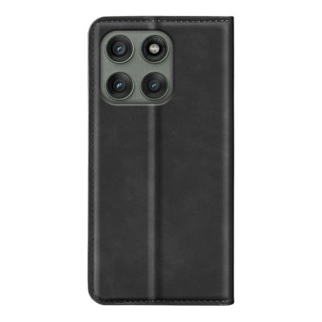 Чохол-книжка Retro Skin Feel Business Magnetic на Motorola Edge 60 Pro - чорний