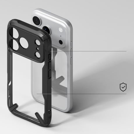 Оригінальний чохол Ringke Fusion X на iPhone 17 Pro Max - Black