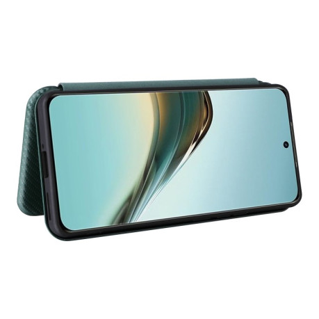 Чохол-книжка Carbon Fiber Texture на Realme 13 Pro / 13 Pro+ - чорний